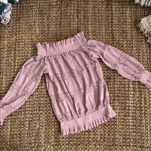 Off the shoulder blouse